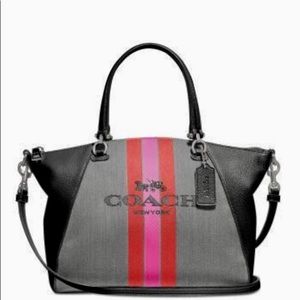 Coach Horse And Carriage Jacquard Prairie Satchel